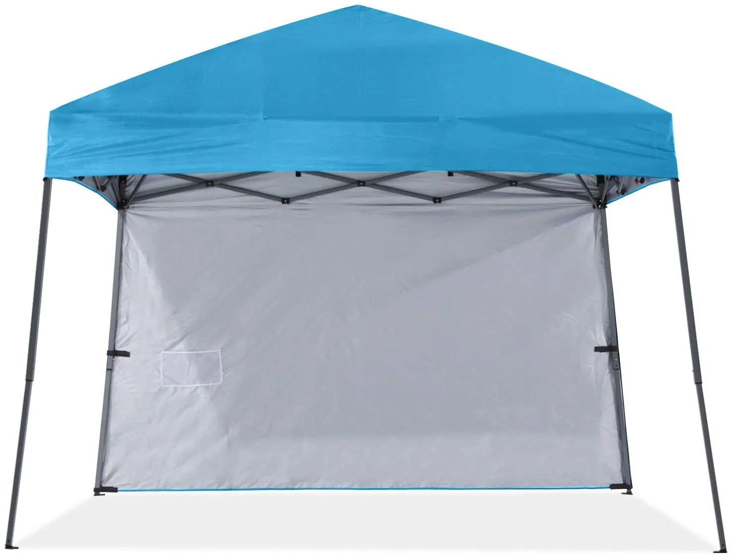 ABCCANOPY Outdoor Slant Beach Camping 10x10/8x8 Canopy Tent With 1 Sun Wall