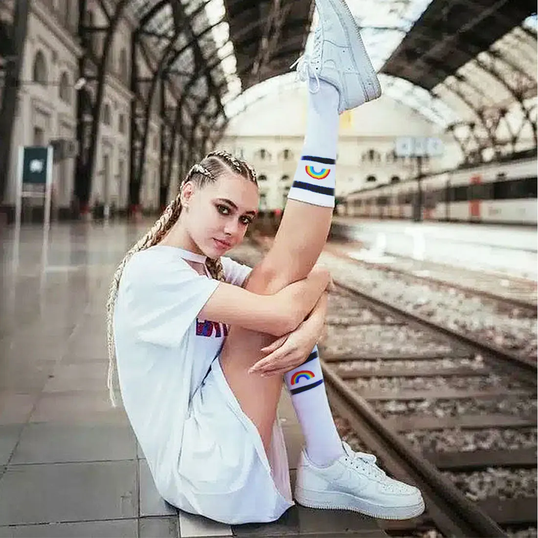 American Socks Design - Over The Rainbow