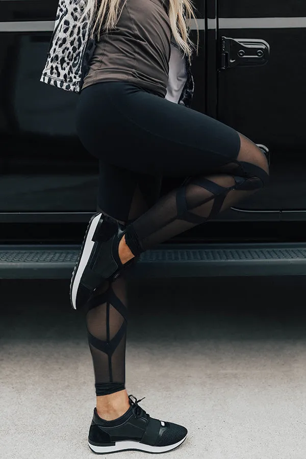 Are You Ready For It?! Mesh High Waist Active Legging