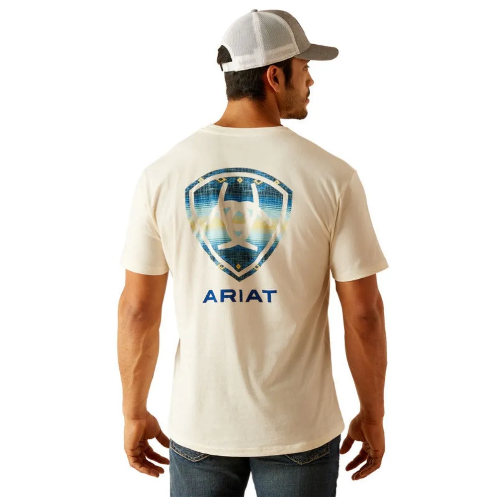 Ariat Men's Logo Off White T-shirt - 10051454