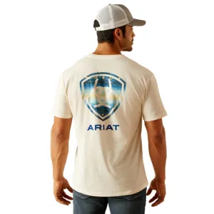 Ariat Men's Logo Off White T-shirt - 10051454