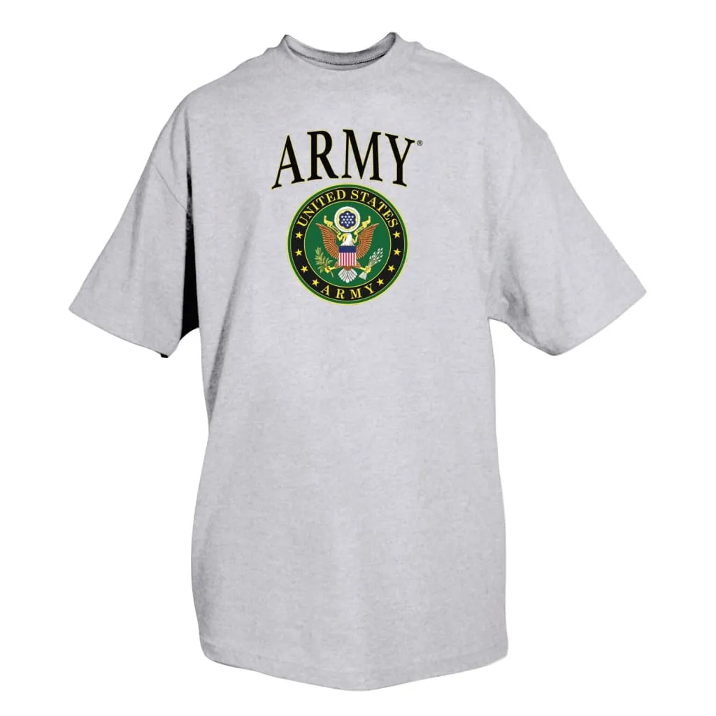 Army Crest Gray T-Shirt