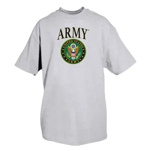 Army Crest Gray T-Shirt