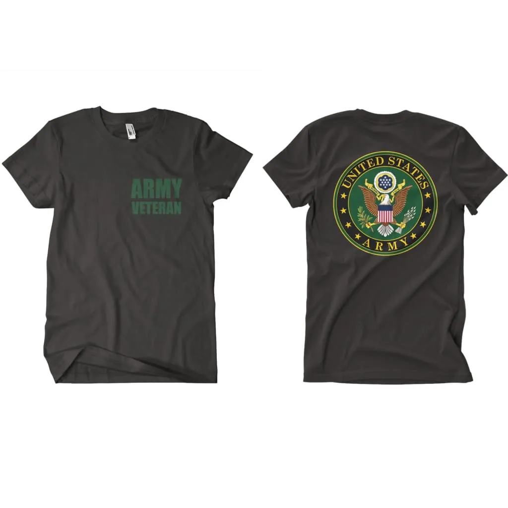 Army Veteran Two-Sided T-Shirt