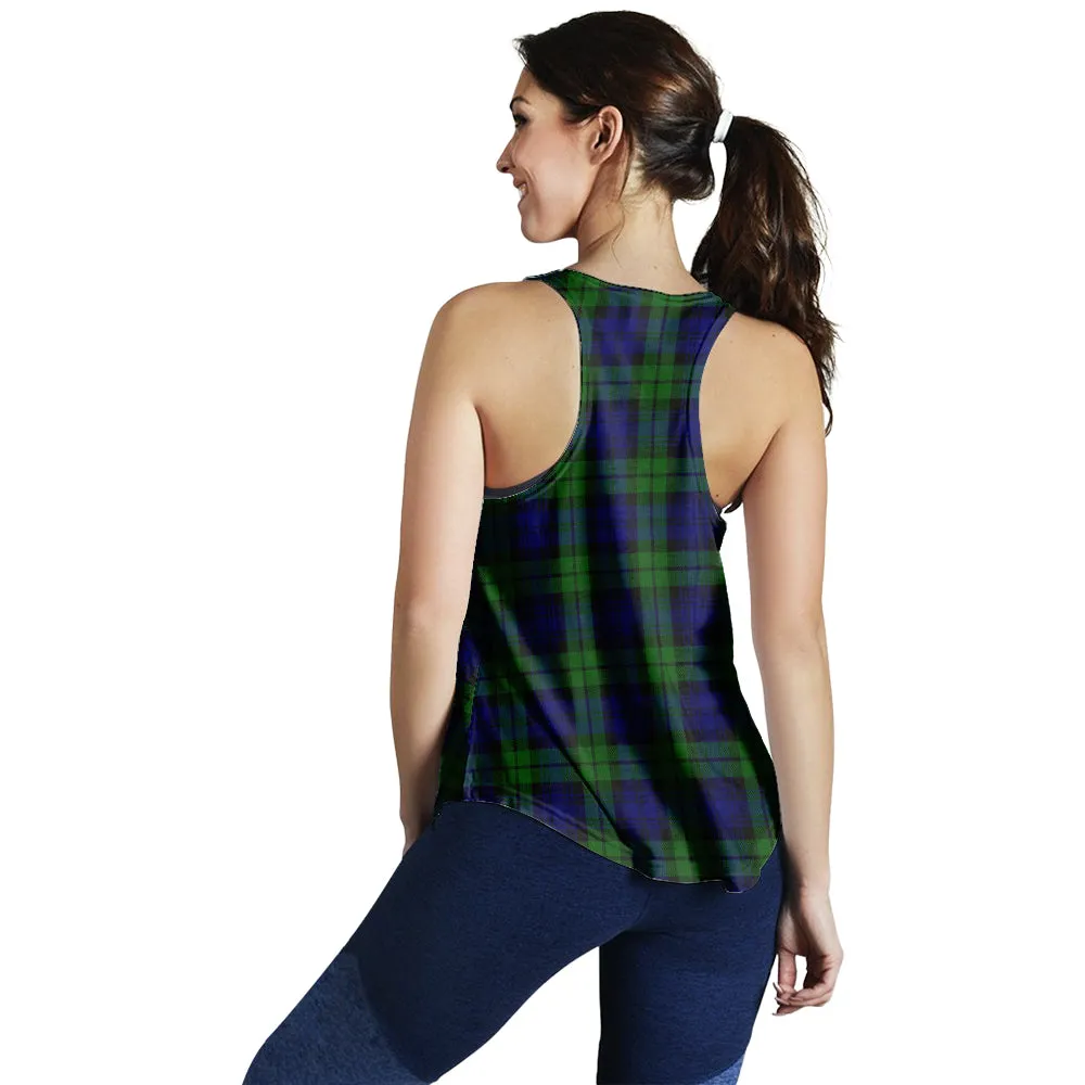 Bannatyne Tartan Women Racerback Tanks with Family Crest