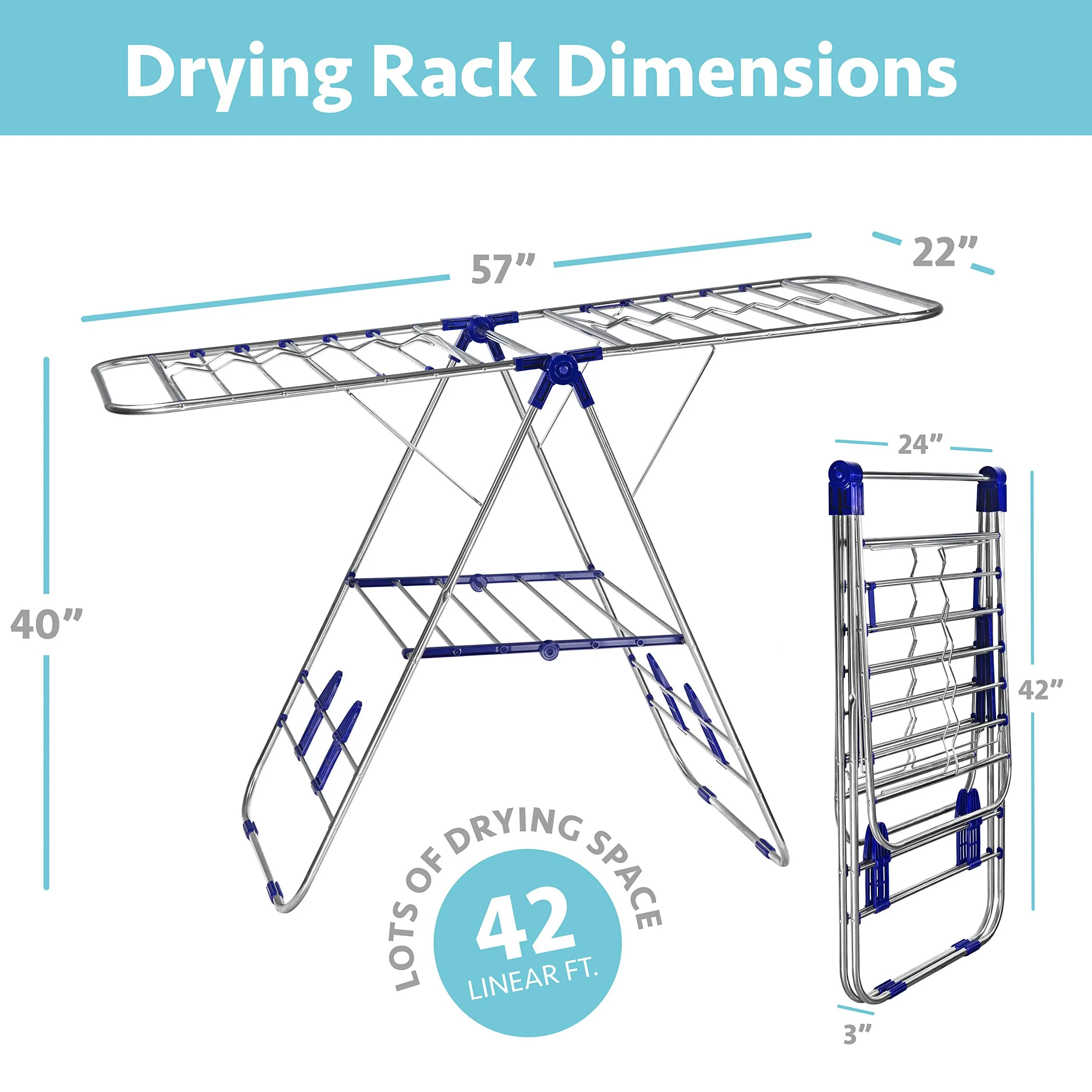 Bartnelli Laundry Drying Rack for Clothes