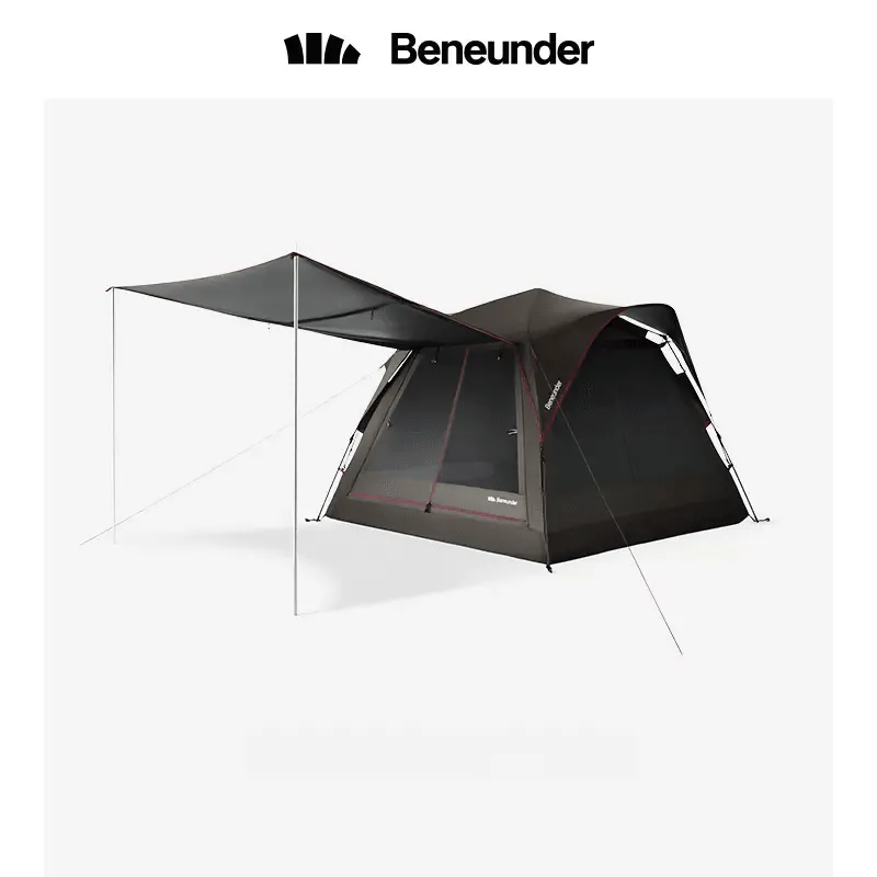 Beneunder Camping Tent Vinyl Tent Waterproof Windproof Sunproof Easy to set up for Outdoor Camp
