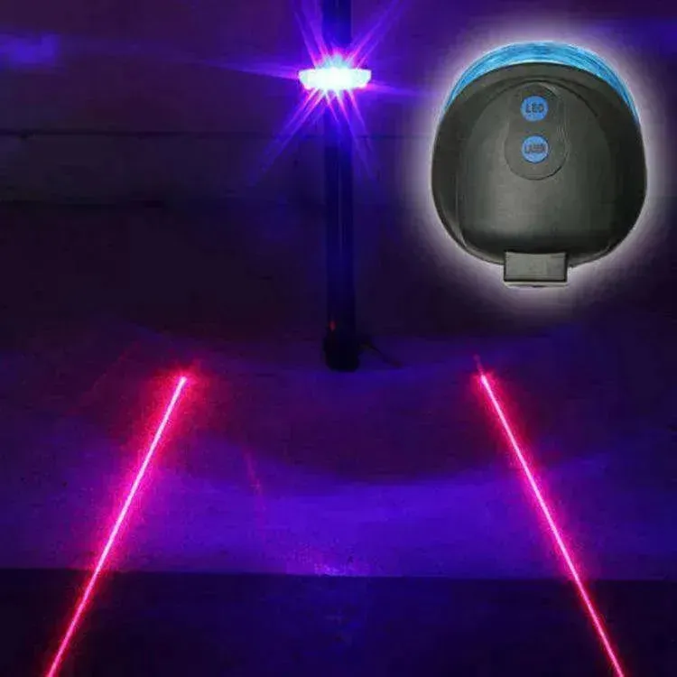 Bicycle Tail Light (5LED 2Laser)