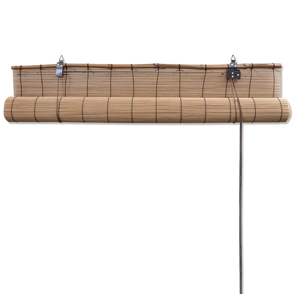 Brown Bamboo Roller Blinds 150 X 220 Cm
