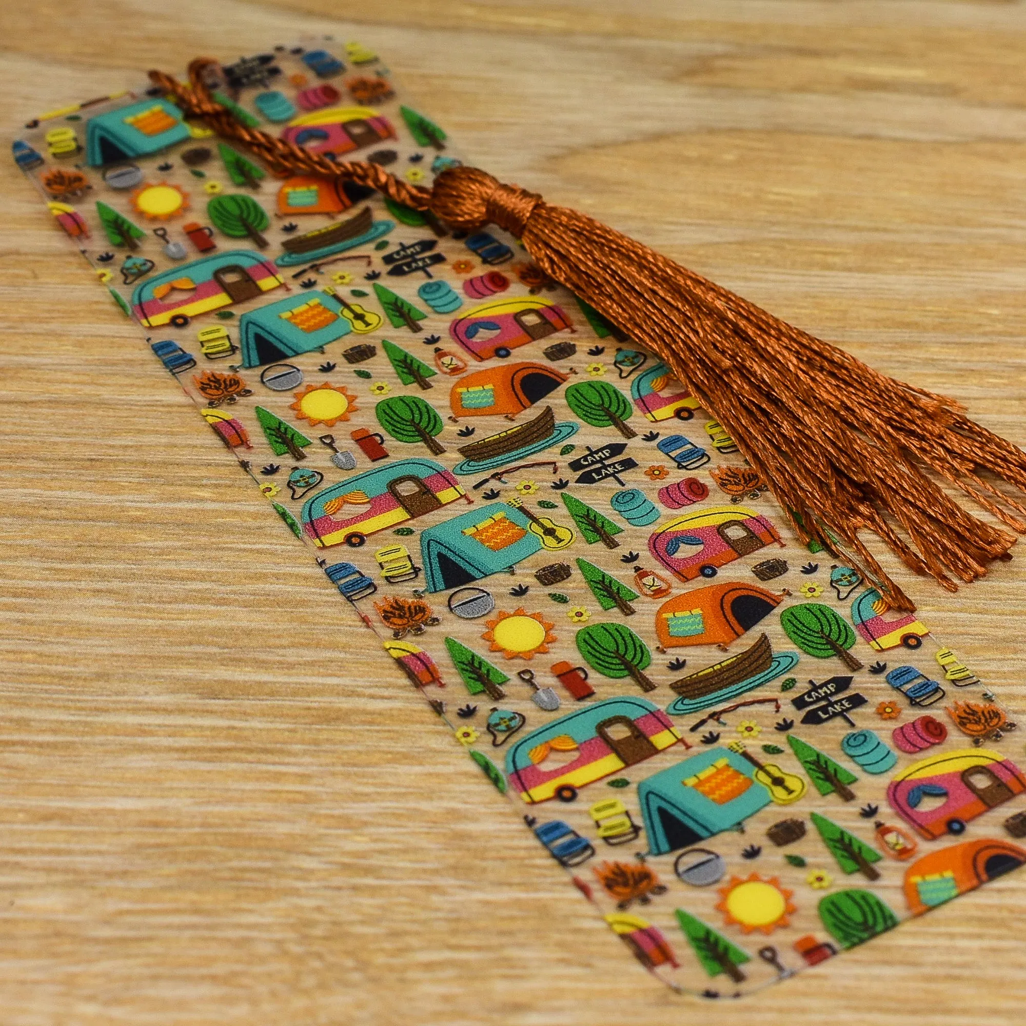Camping Bookmark