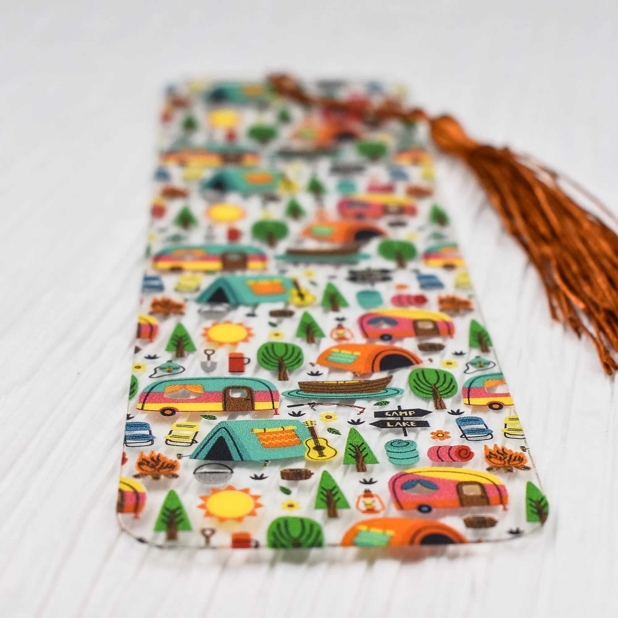 Camping Bookmark