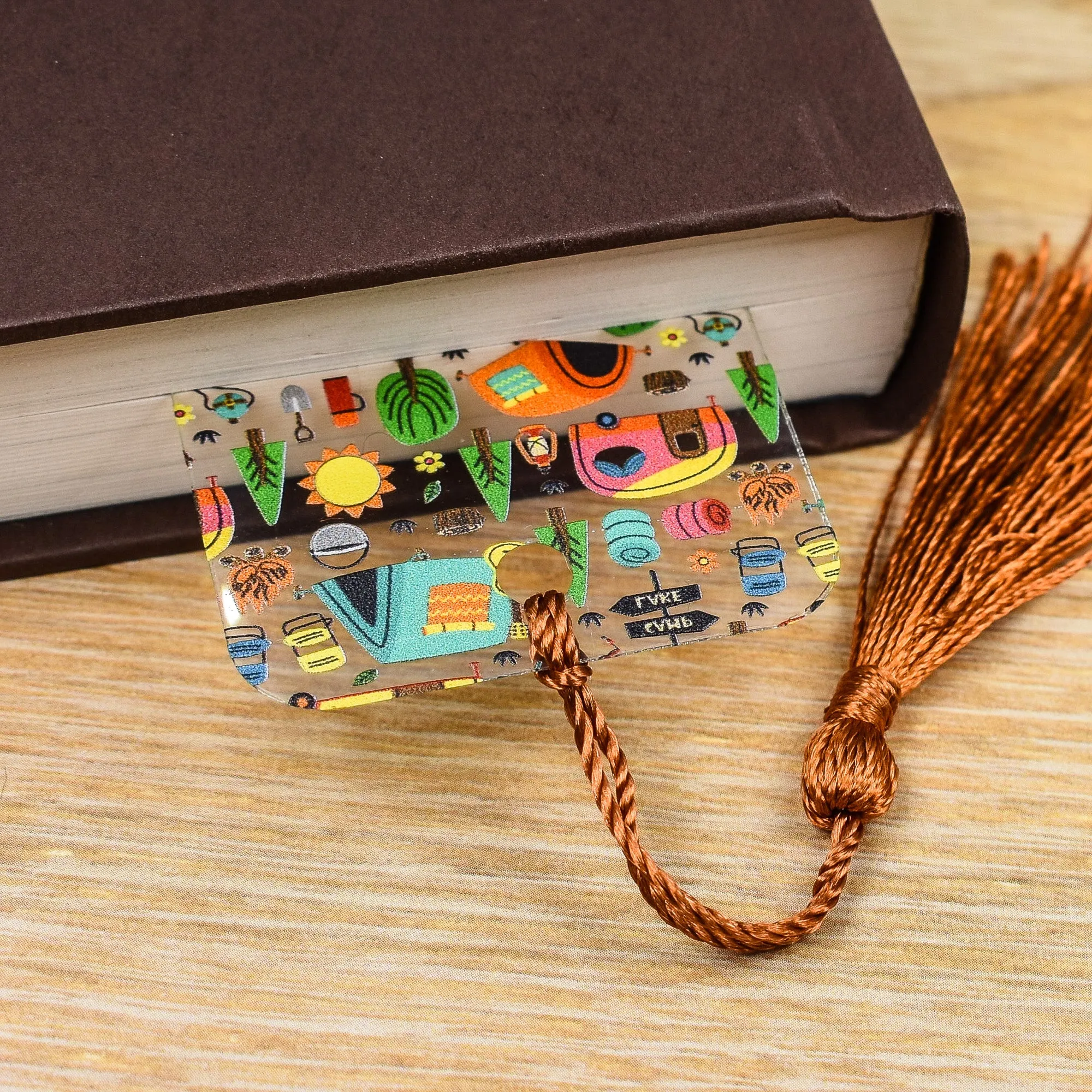 Camping Bookmark