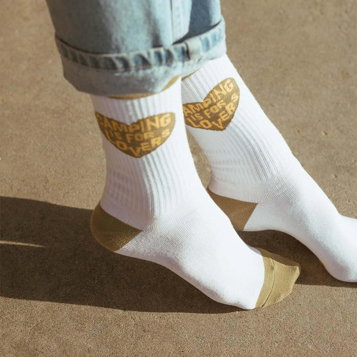 Camping Is For Lovers Socks