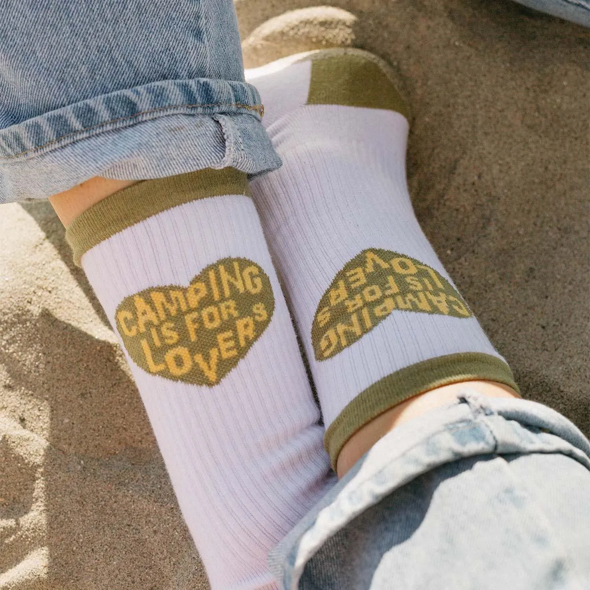 Camping Is For Lovers Socks