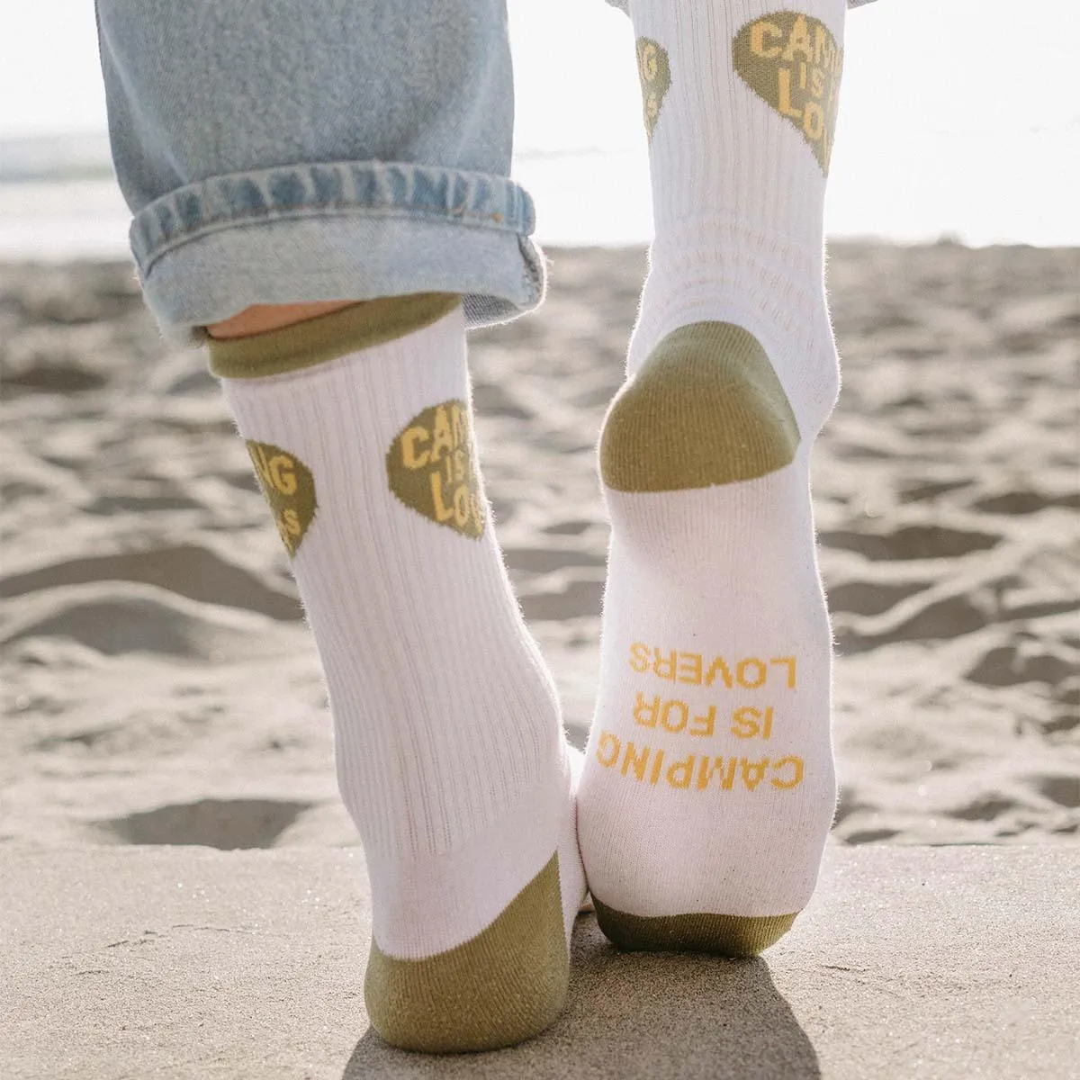 Camping Is For Lovers Socks