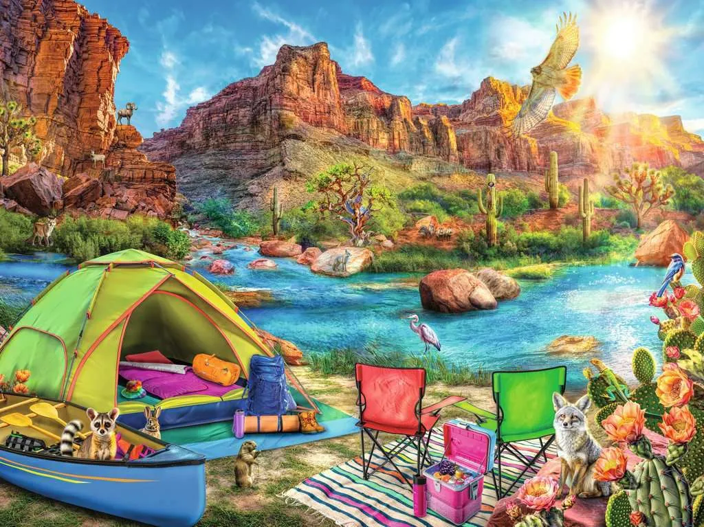 Canyon Camping 1500 pc Puzzle