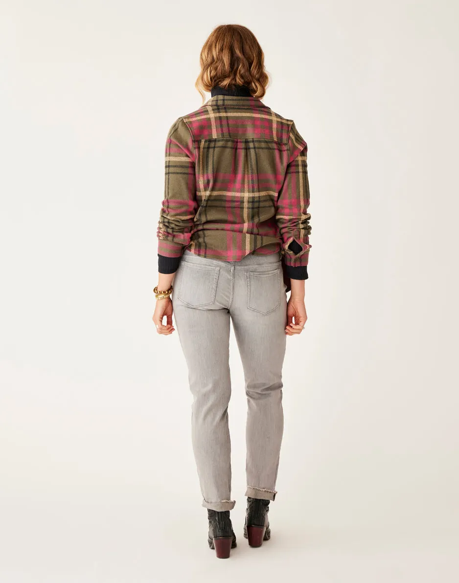 Carson Hi Rise Jean: Washed Grey