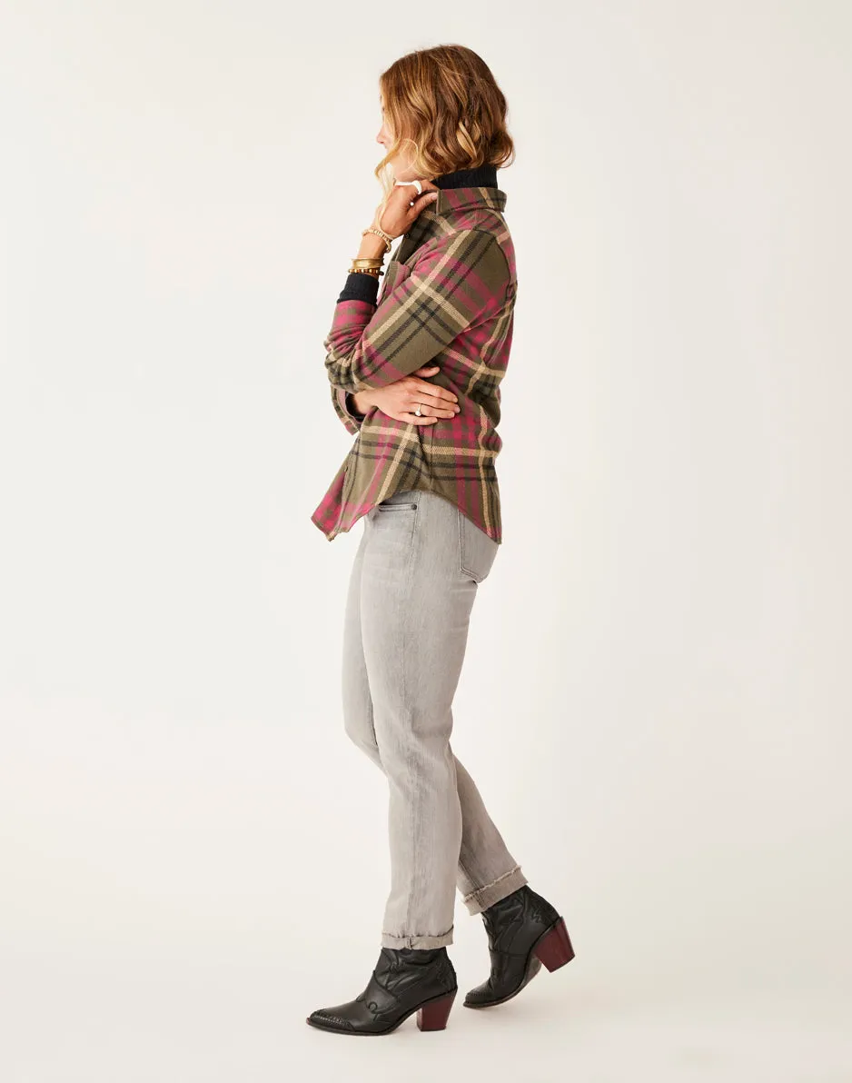 Carson Hi Rise Jean: Washed Grey