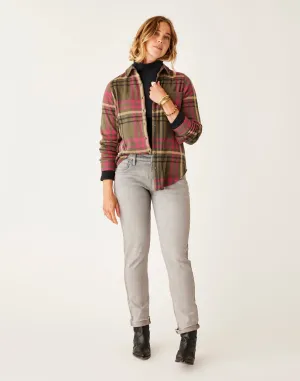 Carson Hi Rise Jean: Washed Grey