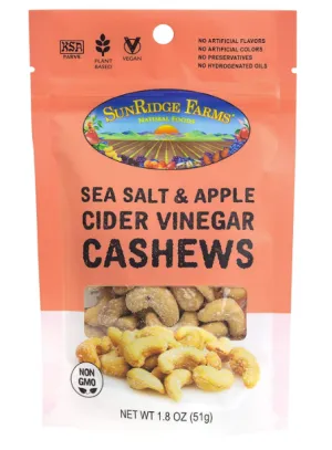 CASHEWS SEA SALT/APPLE VINEGAR