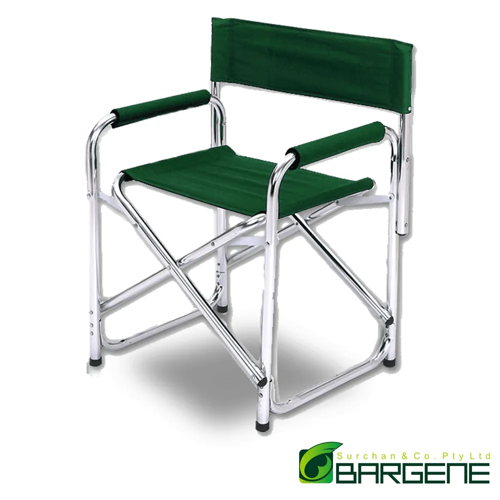 Directors Aluminium Folding Chair Camping Picnic Director Fishing Foldable - green