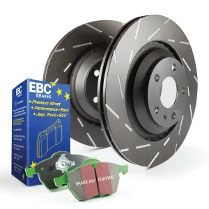 EBC Brakes S2KR2255 S2 Kits Greenstuff 2000 and USR Rotors
