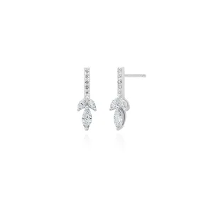 Feather Light Diamond Earrings