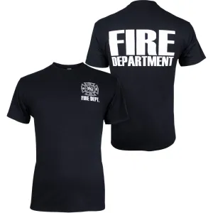 Fire Dept Logo Two Sided T-Shirt