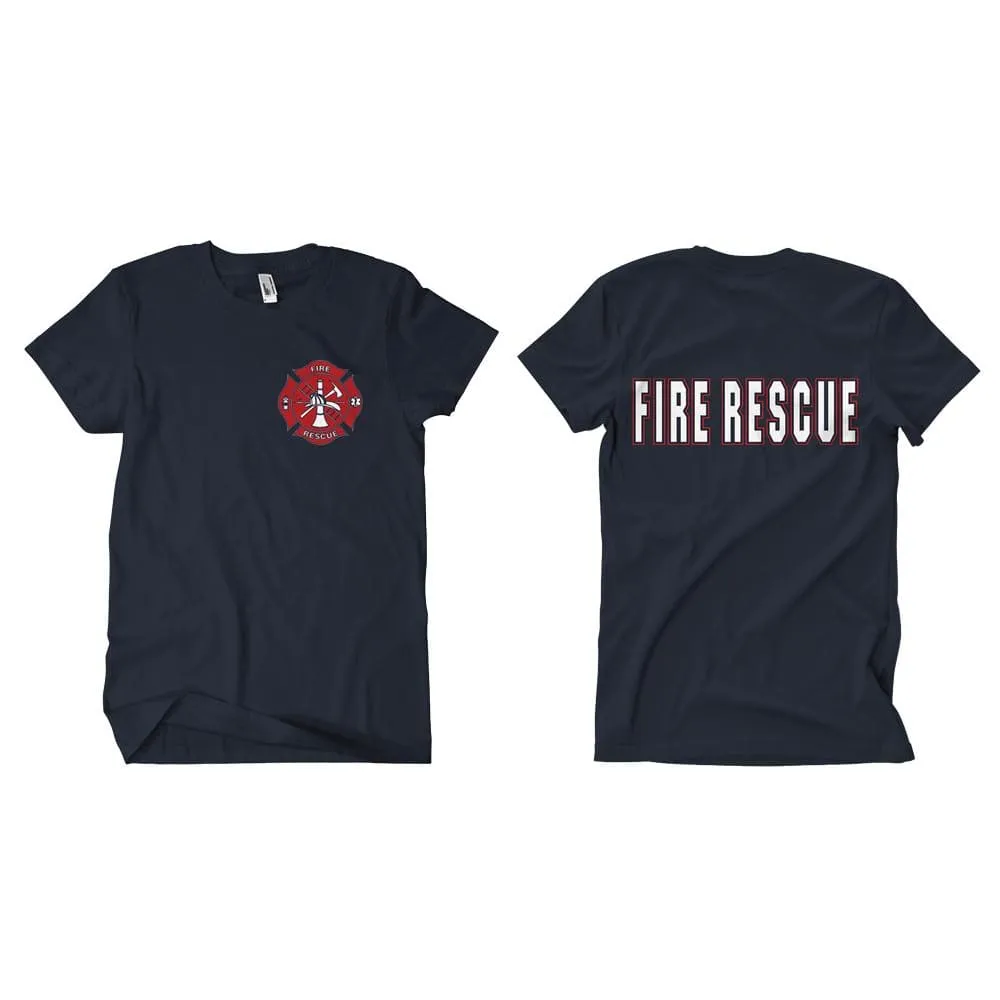 Fire Rescue Two Sided T-Shirt