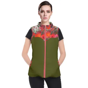 FLORESCONVERDE Women's Puffer Vest