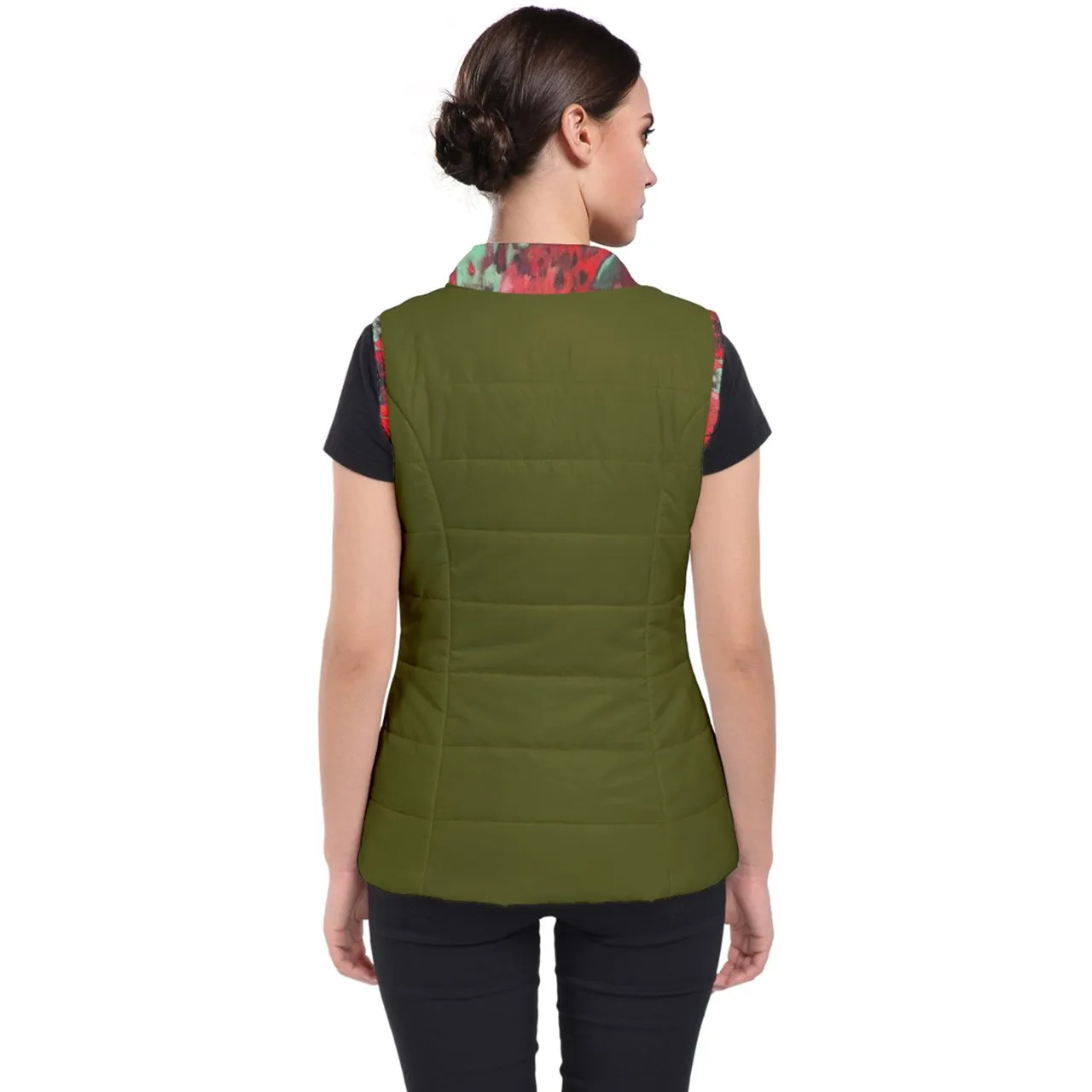 FLORESCONVERDE Women's Puffer Vest