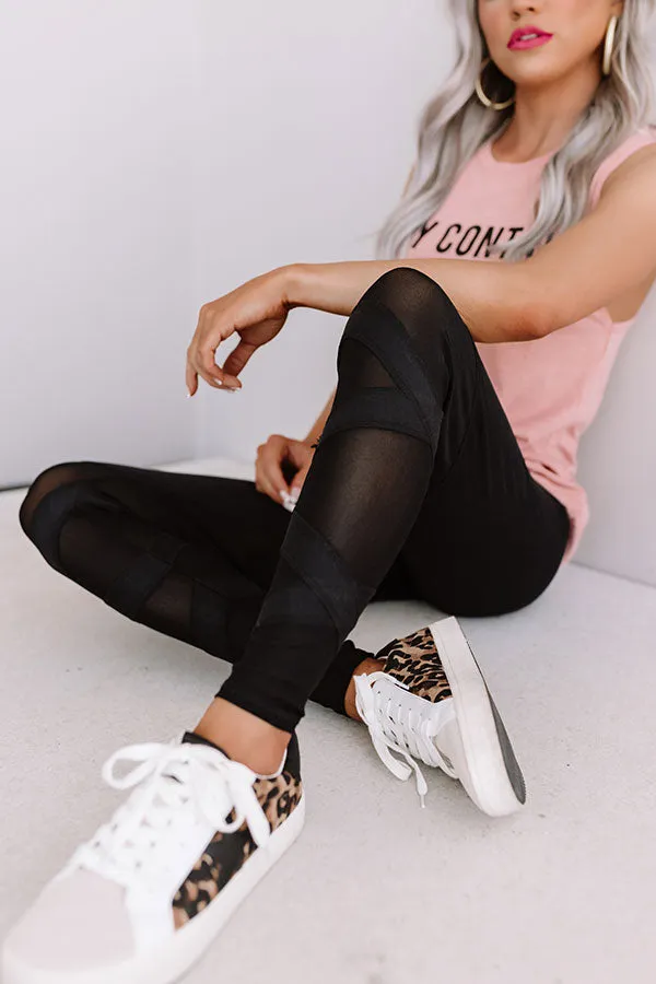 Good Karma Mesh High Waist Active Legging