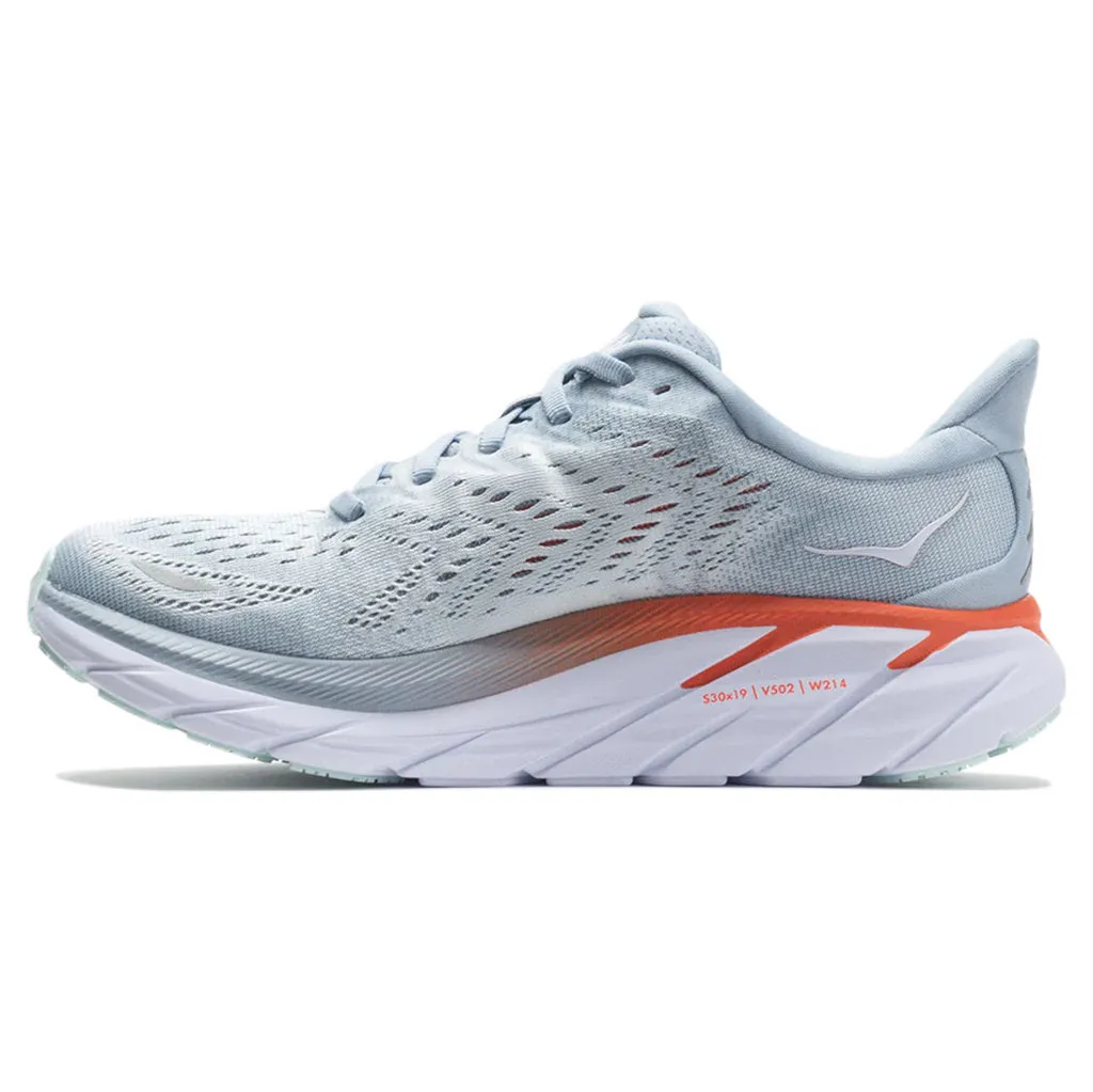 Hoka Womens Trainers Clifton 8 Lace-Up Low-Top Running Sneakers Mesh - UK 4.5