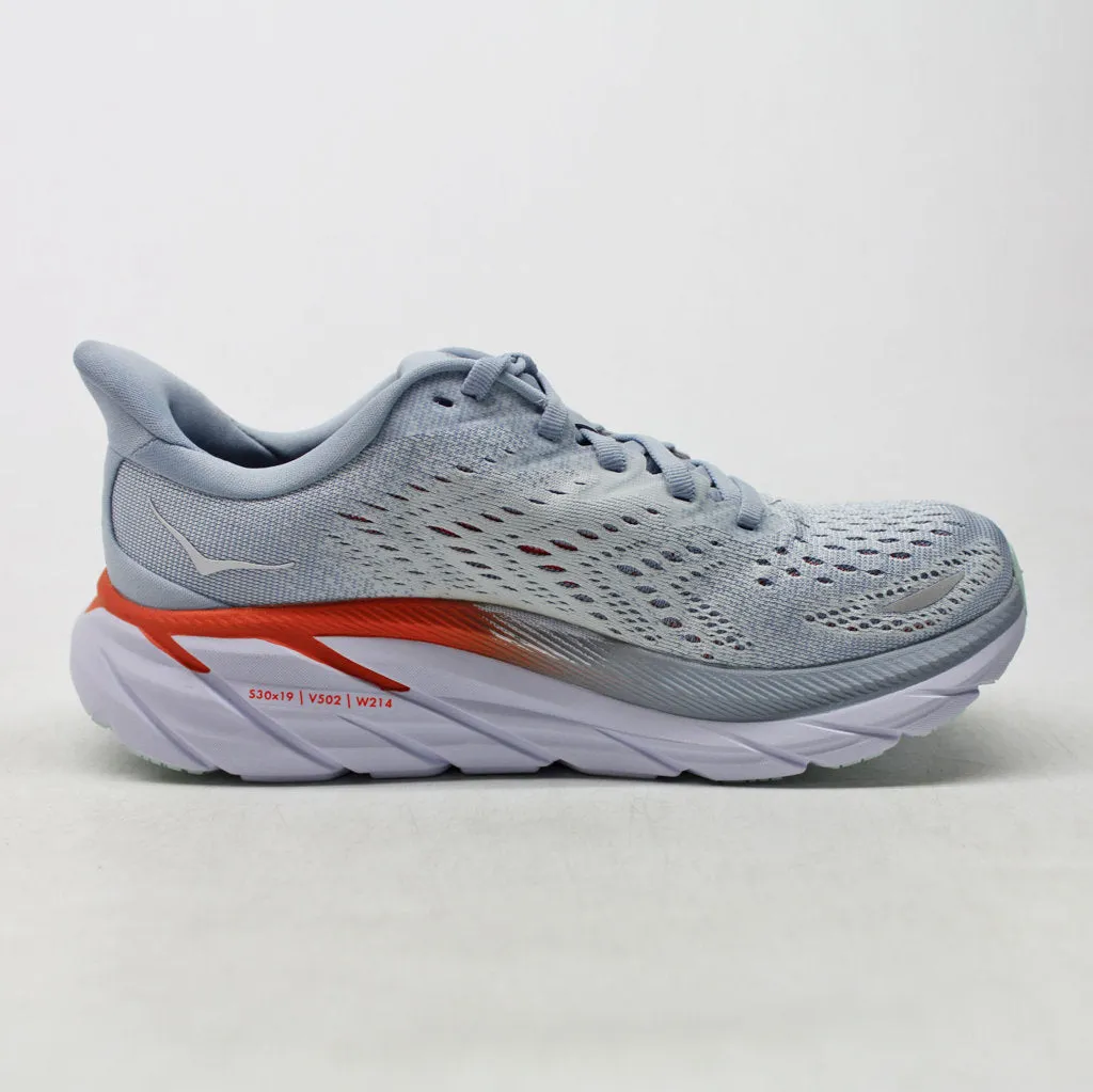 Hoka Womens Trainers Clifton 8 Lace-Up Low-Top Running Sneakers Mesh - UK 4.5