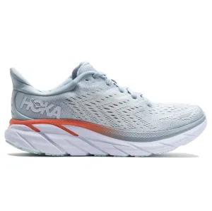 Hoka Womens Trainers Clifton 8 Lace-Up Low-Top Running Sneakers Mesh - UK 4.5