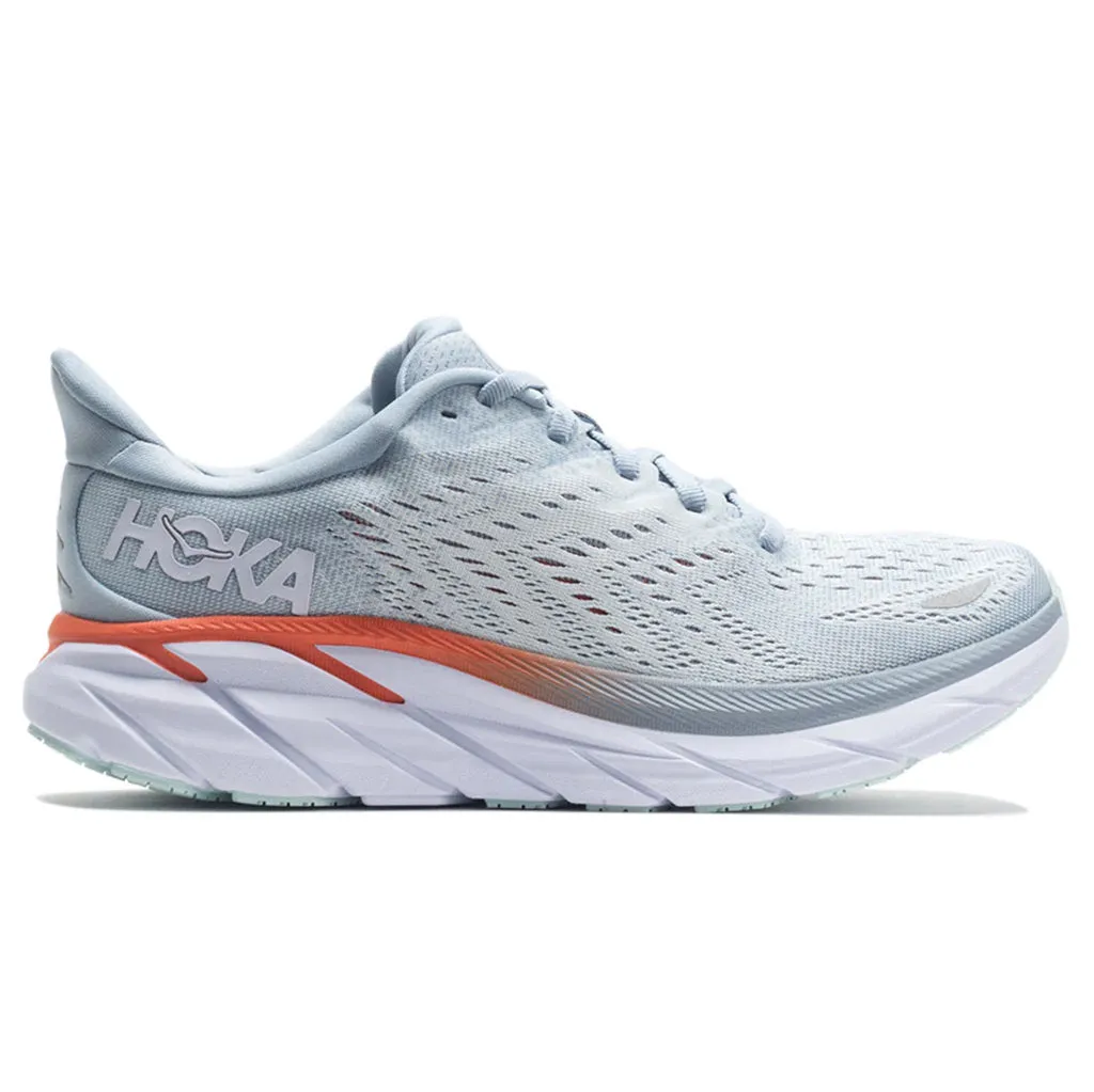 Hoka Womens Trainers Clifton 8 Lace-Up Low-Top Running Sneakers Mesh - UK 4.5