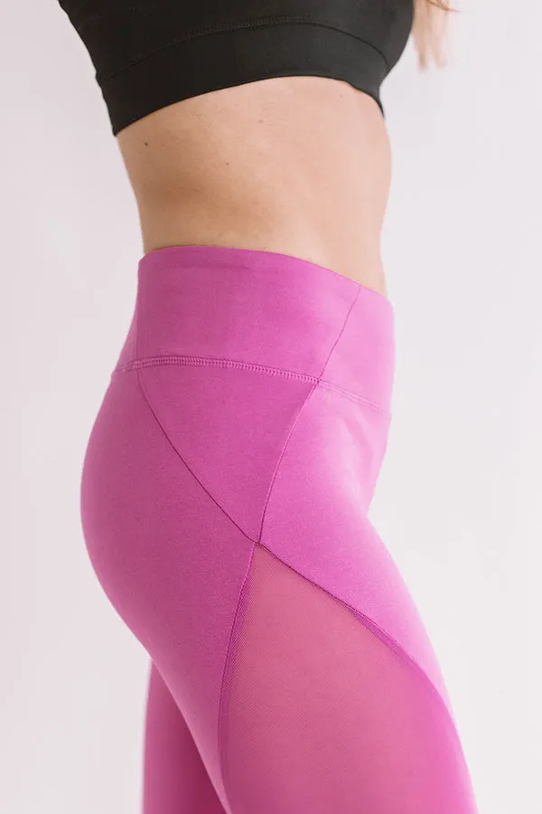 Hustle And Glow High Waist Mesh Legging