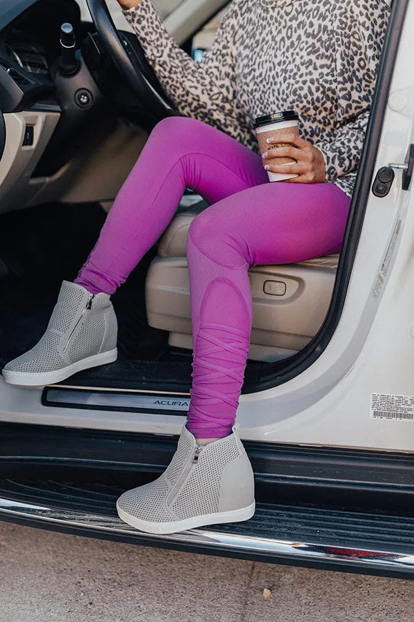 Hustle And Glow High Waist Mesh Legging