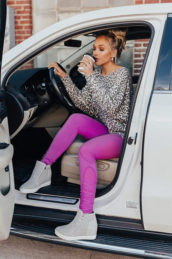 Hustle And Glow High Waist Mesh Legging