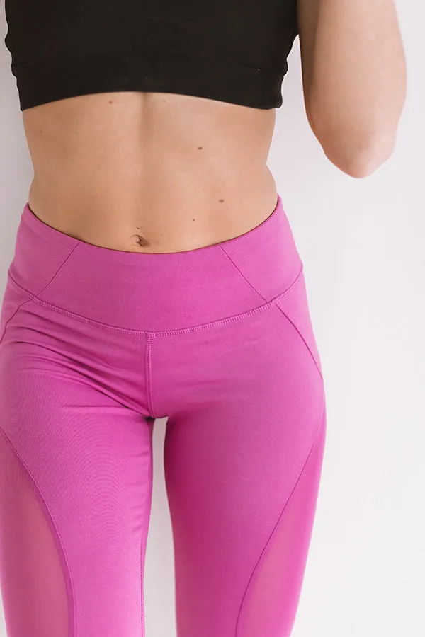 Hustle And Glow High Waist Mesh Legging