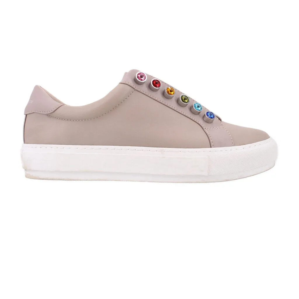 KURT GEIGER LIVIAH CHUNKY RAINBOW SNEAKERS TAUPE 40 EU | 9.5 US