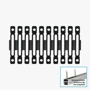 Light Bar Flush Mount Clips (10 Pack)
