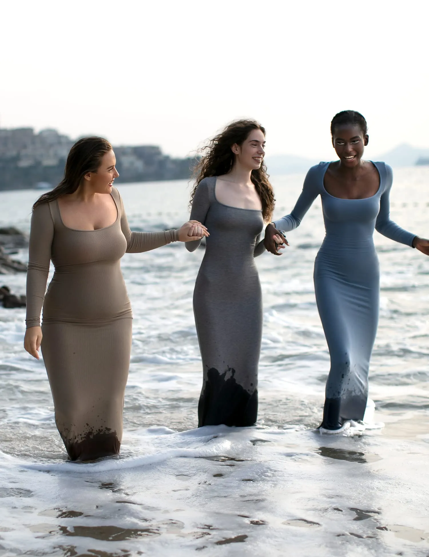 Long Sleeve Dressfor Women Maxi Dresses Dupes Bodycon Dresses for Women Jet Black Small