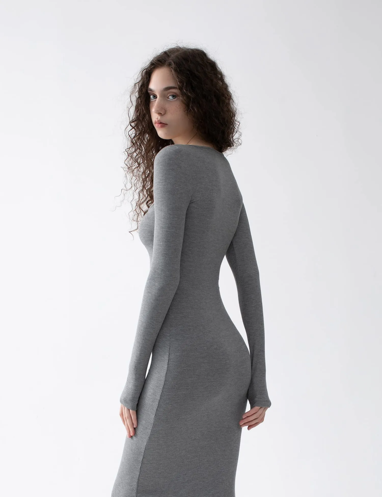 Long Sleeve Dressfor Women Maxi Dresses Dupes Bodycon Dresses for Women Jet Black Small
