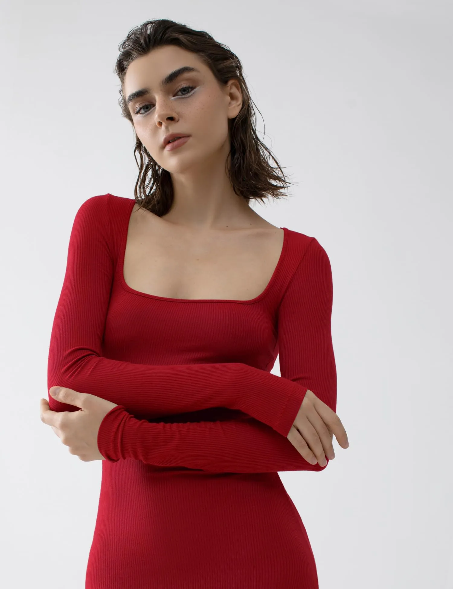Long Sleeve Dressfor Women Maxi Dresses Dupes Bodycon Dresses for Women Jet Black Small