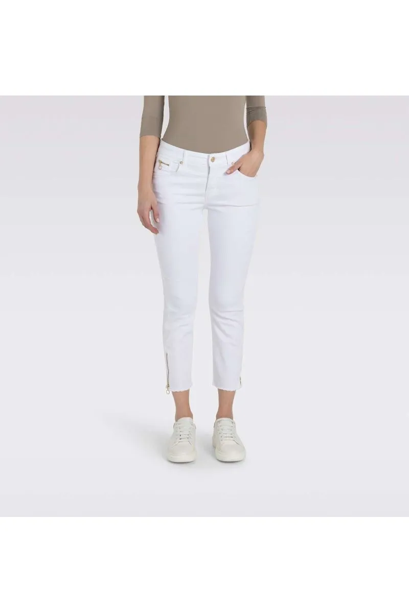 Mac Jeans Rich Slim Chic 5755-90-0389L | D010 White | Offered Online Only