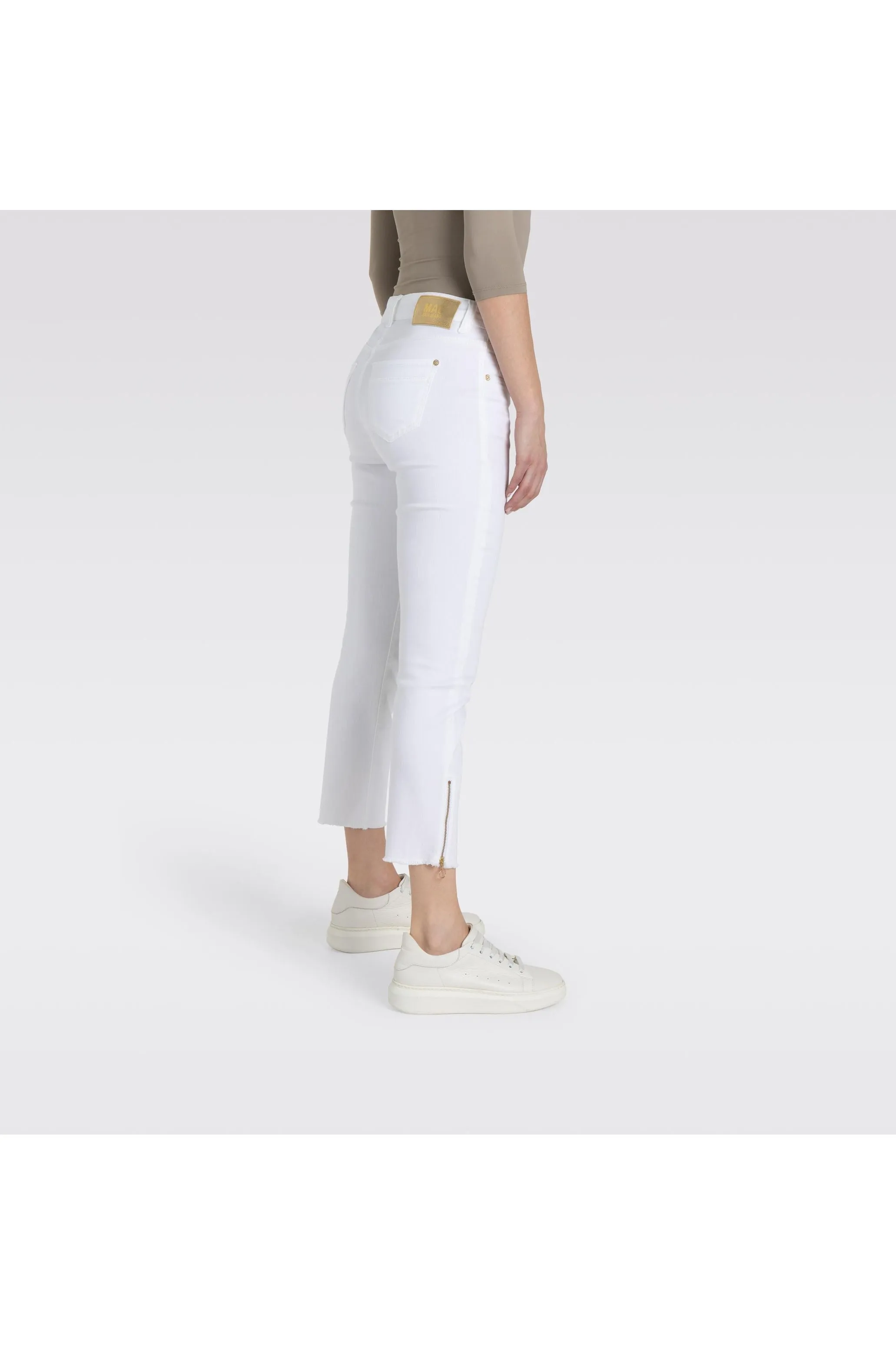 Mac Jeans Rich Slim Chic 5755-90-0389L | D010 White | Offered Online Only