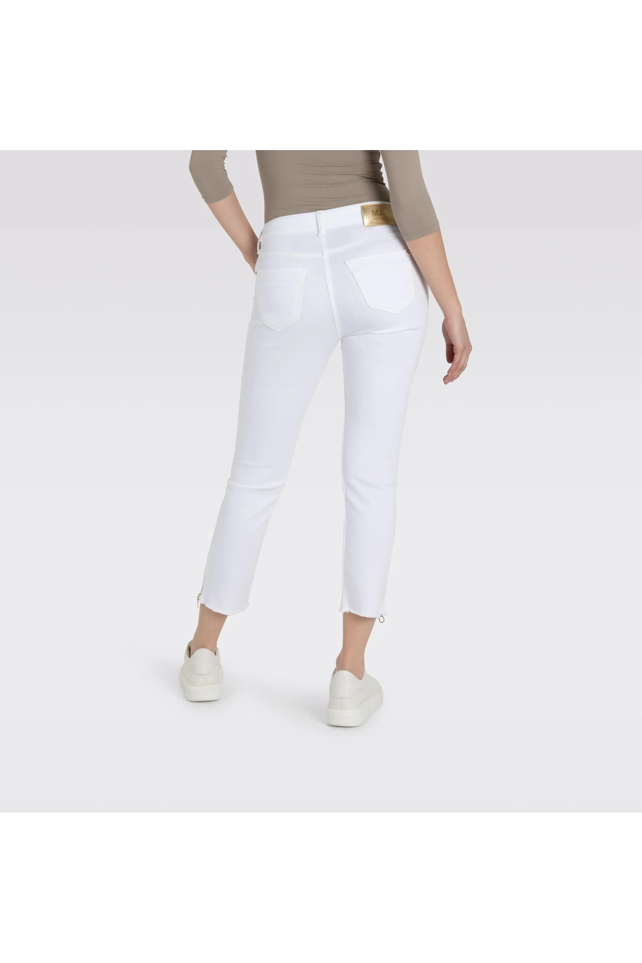 Mac Jeans Rich Slim Chic 5755-90-0389L | D010 White | Offered Online Only