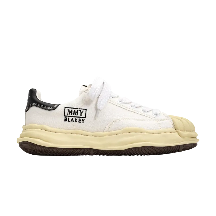 Maison Mihara Yasuhiro Blakey OG Sole Vintage Canvas Low 'White' Sneakers, White
