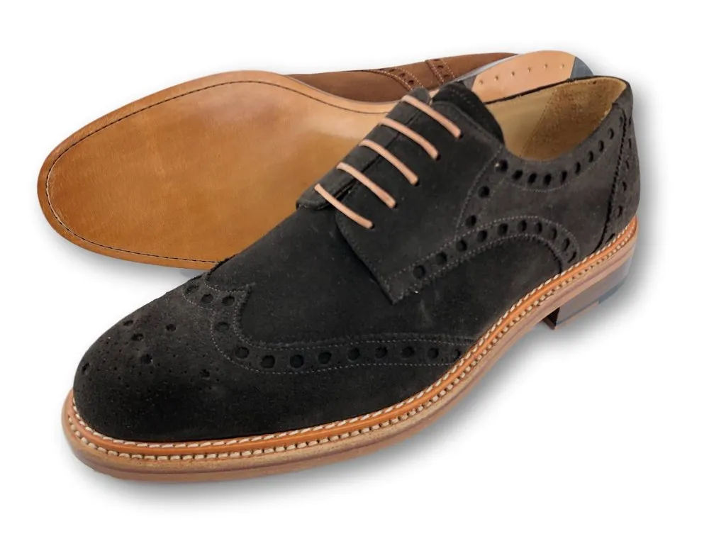 Memphis Wingtip Derby Double Stitched Welt